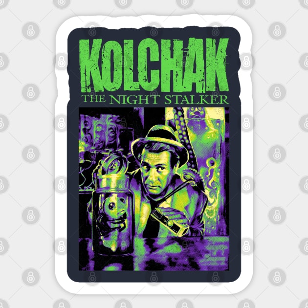 Horror Retro Kolchak Sticker by OrcaDeep